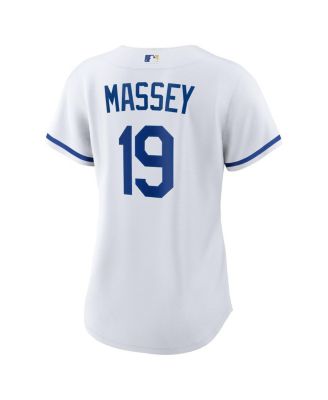 Women's Michael Massey White Kansas City Royals Home Replica Jersey