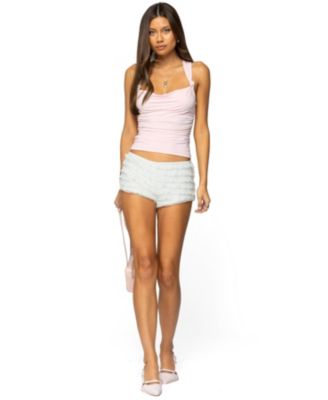 Women's Liza Knotted Cowl Neck Top