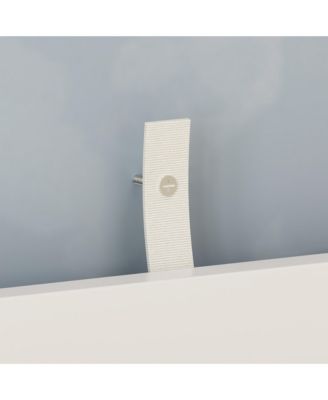 Changing table with six drawers, baby changing station with changing table top and drawers, white wood