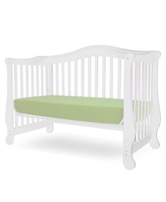 L A Baby The Brentwood 4 in 1 Convertible Full Sized Wood Crib, White