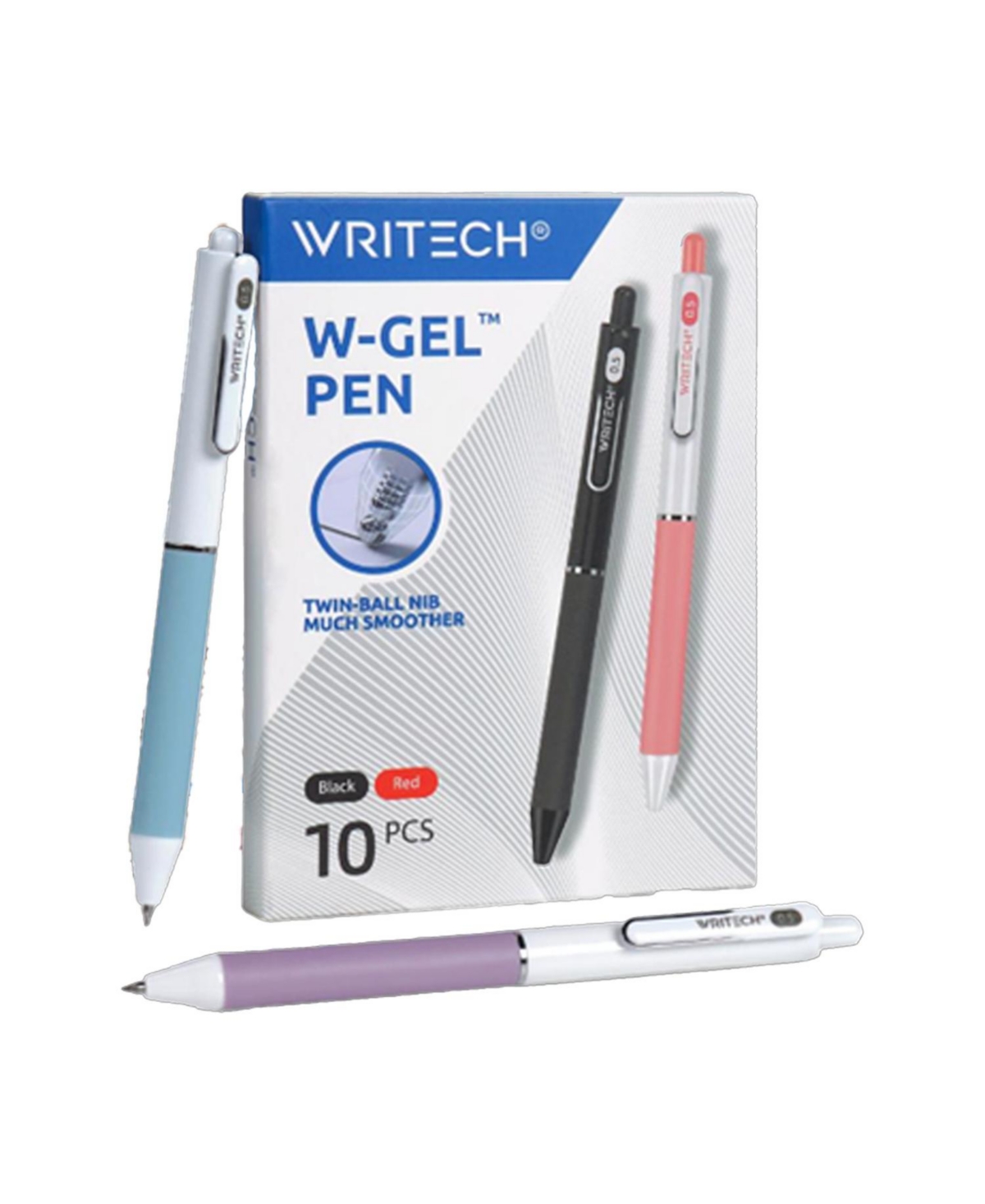 0.5MM Gel Pens - Multi 8CT - Black and red