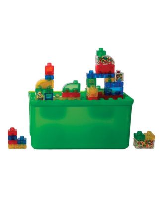 Jelly Blox Stash 'N Stack Blocks in 2-in-1 Storage Set