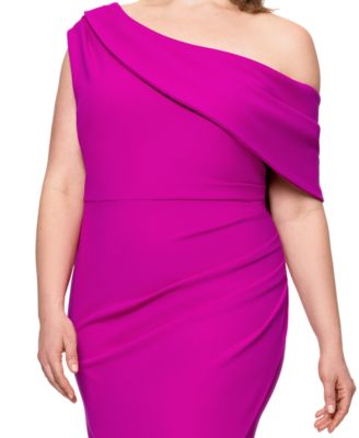 Plus Size Asymmetric High-Low Gown