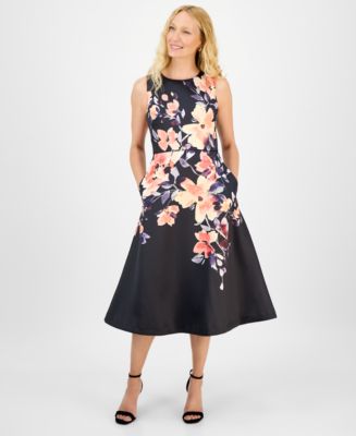 Macy's julia jordanWomen's Pleated Smocked Dress