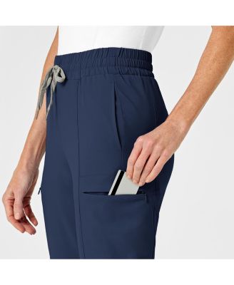 RENEW Women's High Waist Slim Leg Scrub Pant