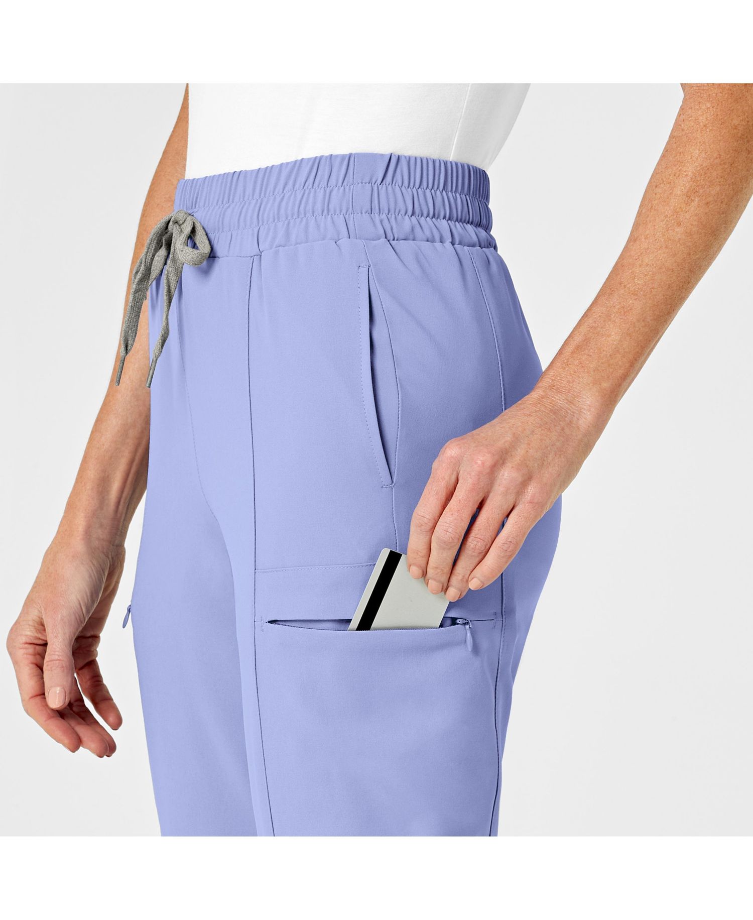 Women's RENEW High Waist Slim Leg Scrub Pant Regular