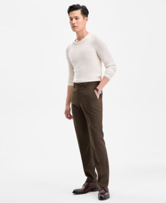 Men's Modern-Fit Solid Suit Pants