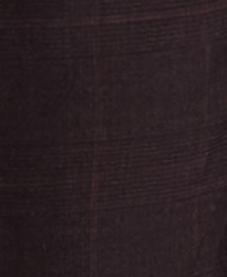 Men's Modern-Fit Plaid Suit Pants