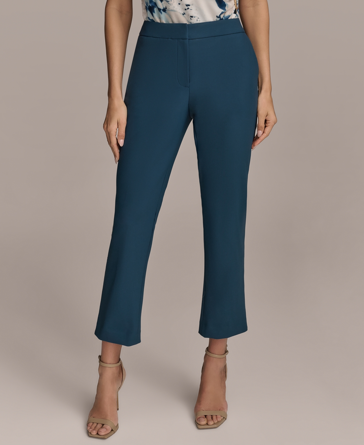 Women's Slim-Leg Ankle Pants, Regular & Petite - Tide