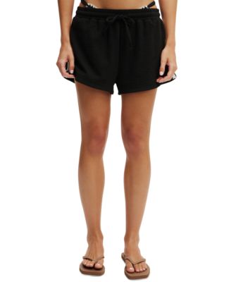 COTTON ON - Women's Contrast-Stripe Drawstring Cover-Up Shorts