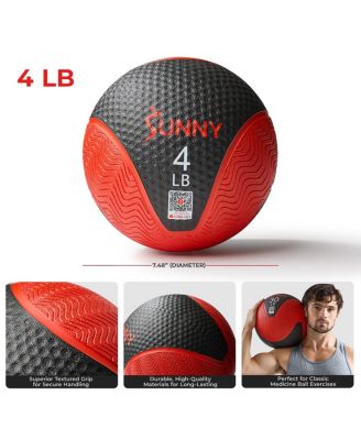 Medicine Ball 4LBS, Non-slip Grip