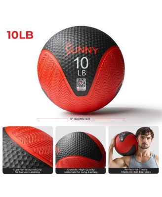 Medicine Ball 10LBS, Non-slip Grip