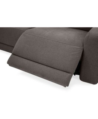 Kristyan 3-Pc. Fabric Sofa with 3 Power Recliners, Exclusively at Macy's 