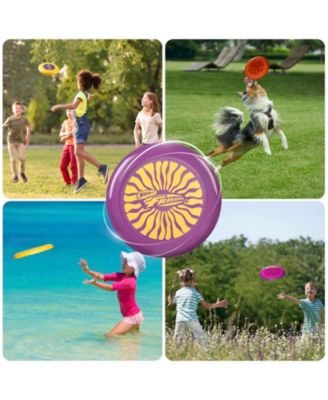 Frisbee Cool Flyer Flying Disc, 9.95 Inch Lightweight Toy Outdoor Beach Park Backyard Game - 130g