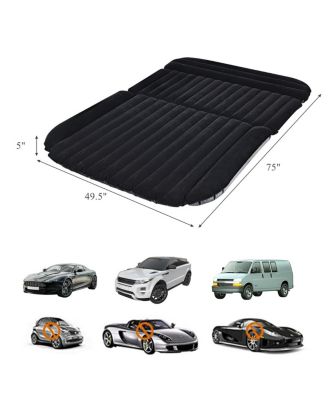 Inflatable SUV Air Backseat Mattress Travel Pad with Pump Camping
