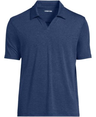 Men's SunShade UPF 50 Short Sleeve Johnny Collar Polo Rash Guard Shirt