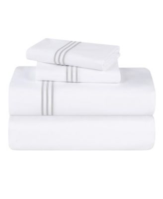 Brandon Cotton 4-Pc. Bed Sheet Set, California King