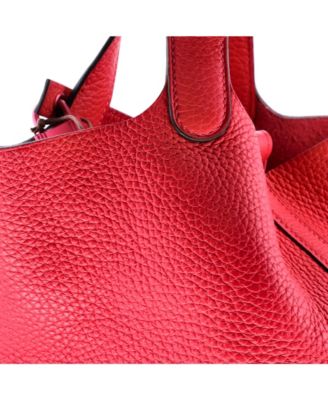 Pre-Owned Hermes PM Monochrome Picotin Lock Bag Clemence