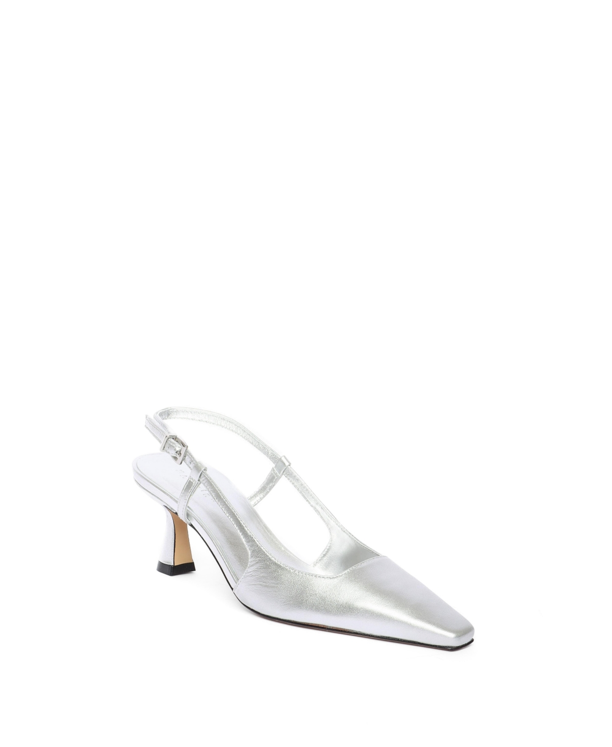 Bahia Kitten Heel Pump - Silver
