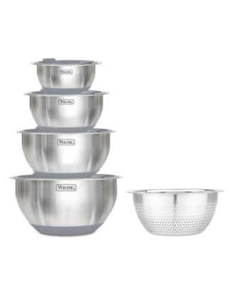 9 Piece Stainless Steel Mixing Bowl Set - Macy's