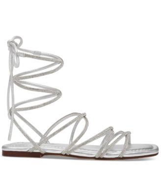 Ednaa Lace-Up Flat Sandals, Created for Macy's