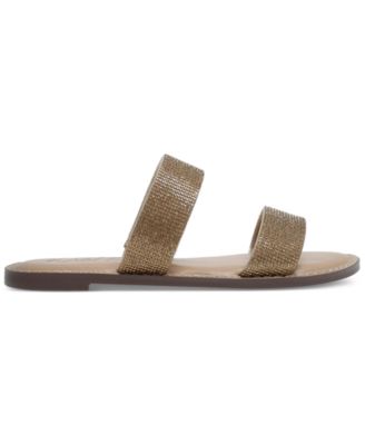 Ginnie Double-Band Slide Flat Sandals, Created for Macy's