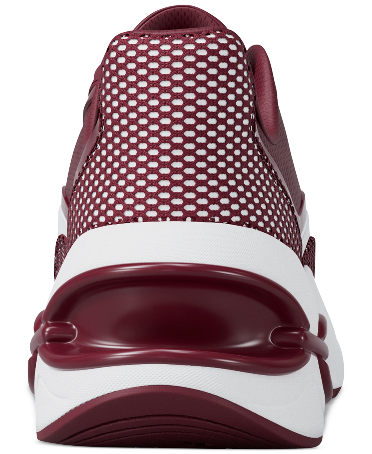 Michael Kors Toni Mixed-media Trainer In Purple