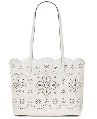 kate spade new york - Do It All Perforated Leather Tote Bag
