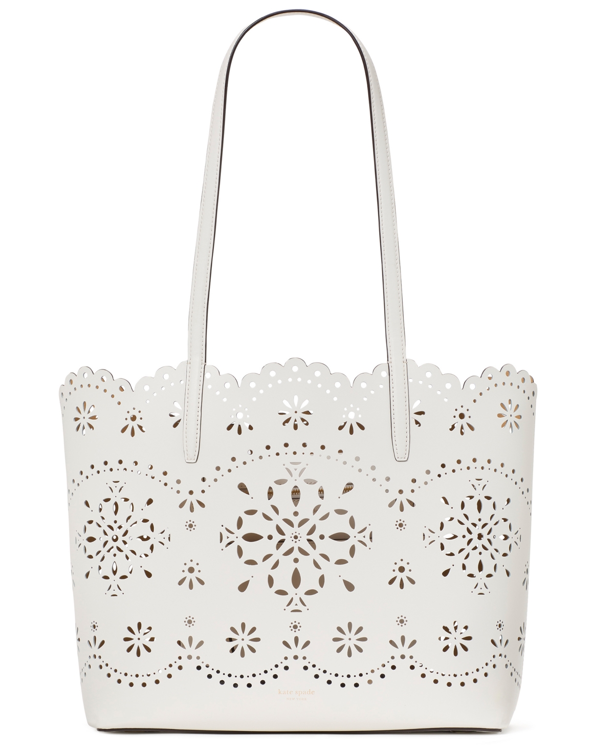 Shop Kate Spade Do It All Perforated Leather Tote Bag