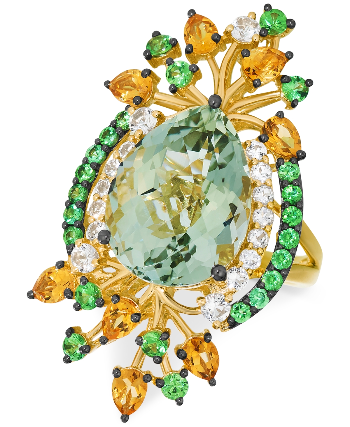 Multi-Gemstone Statement Ring (10-3/8 ct. t.w.) in 14k Yellow Gold - Yellow Gold