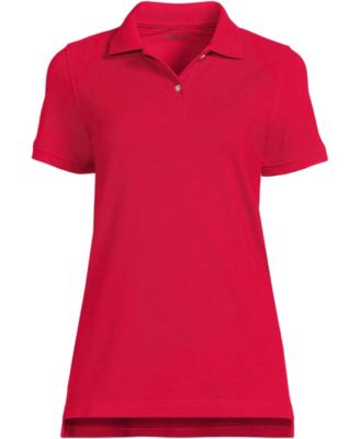 Women's Short Sleeve Mesh Polo Shirt