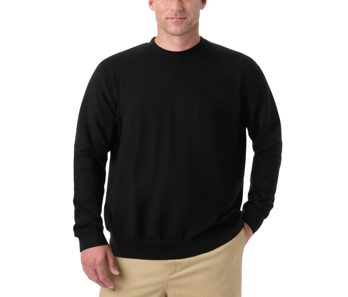 Big & Tall French Terry Crewneck Sweatshirt - Hunter