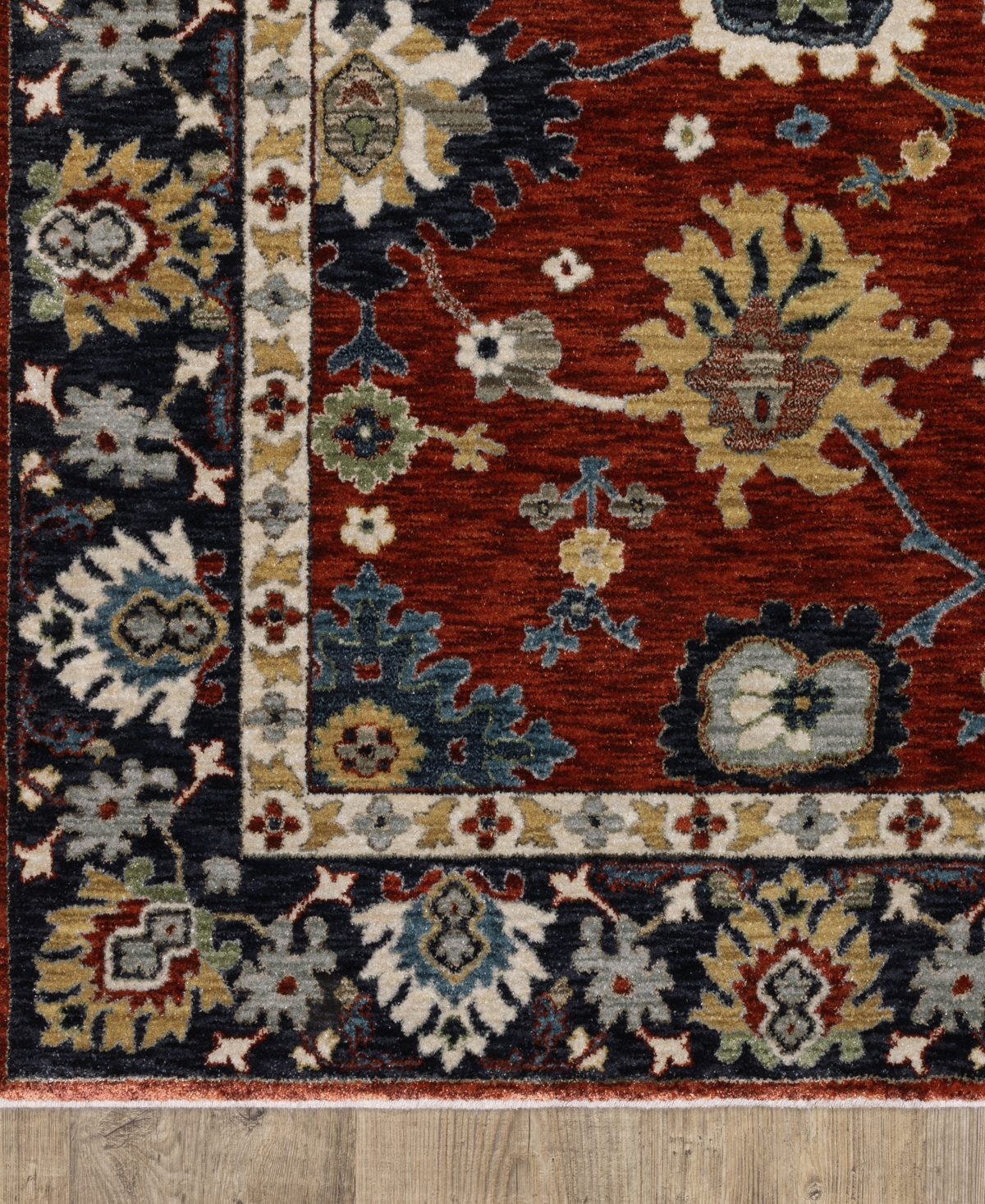 Oriental Weavers Eliana Eli12 7'10"x10'10" Area Rug In Red