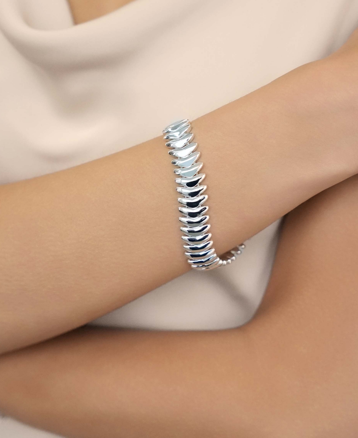 Ettika Metal Moderna Statement Flex Bracelet