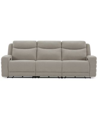 Kristyan 3-Pc. Fabric Sofa with 3 Power Recliners, Exclusively at Macy's 