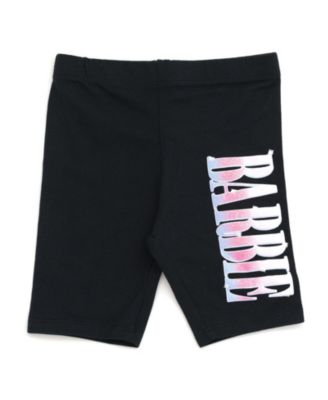 Girls Cropped Boxy T-Shirt and Bike Shorts Outfit Set