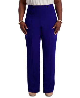 High-Rise Pull-On Rivet Pants, Regular & Plus 