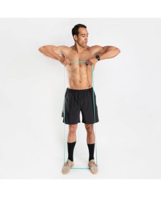 100% Latex-Free Natural Rubber Power Resistance Bands - 35lbs (Pair of 2)