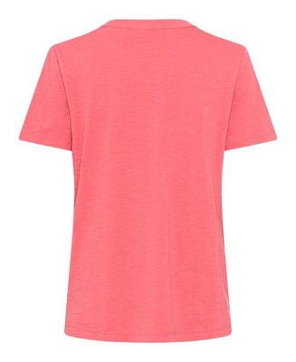 Women's Embroidered Split V-Neck T-Shirt