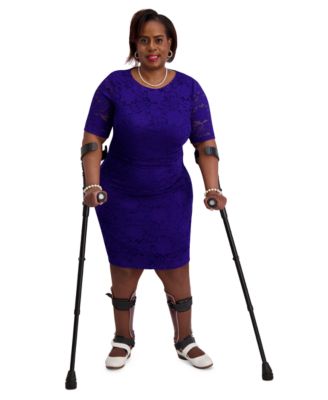 Women's Lace-Sleeve Sheath Dress, Regular & Plus Sizes