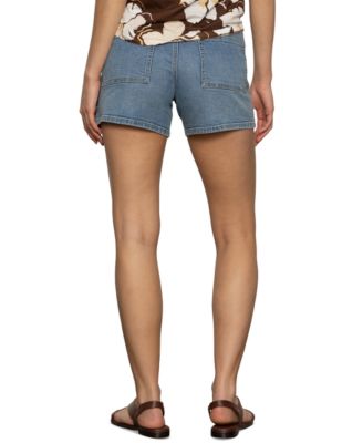 Women's Luna Button-Front Denim Shorts