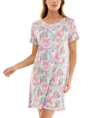 Women's Printed Short-Sleeve Sleepshirt