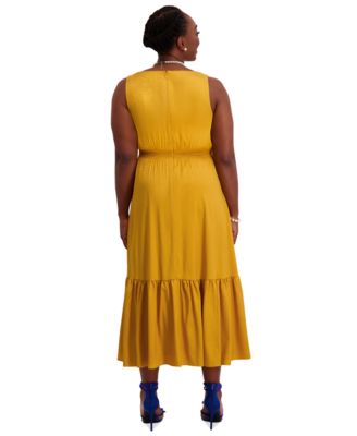 Women's Tiered Midi Dress, Regular & Plus Sizes