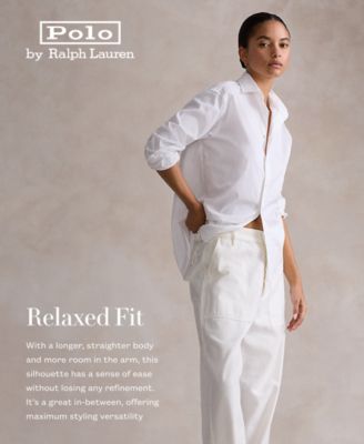 Women's Relaxed-Fit Cotton Shirt