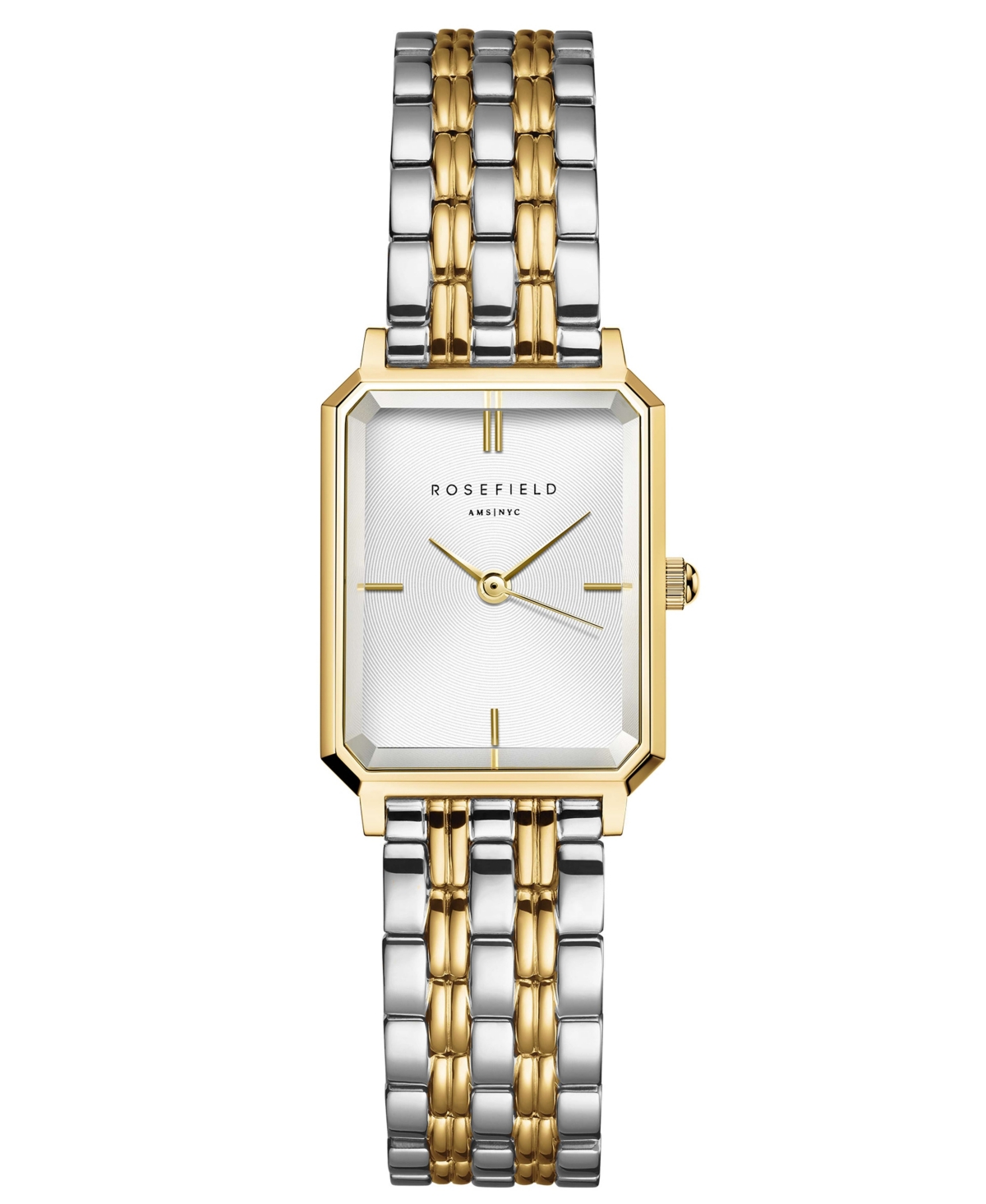Octagon Xs Women's Two Tone Stainless Steel Bracelet Watch 24mm - Gold