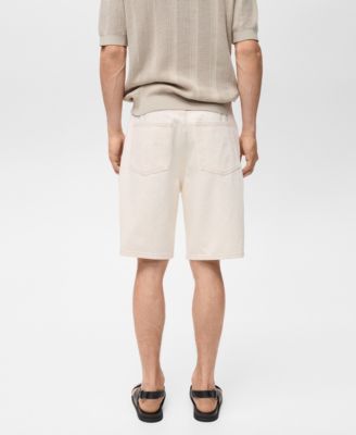 Men's Oversized Cotton Bermuda Shorts