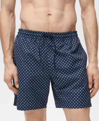 MANGO - Men's Geometric-Print Swimsuit