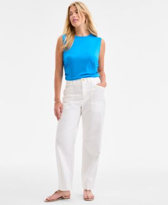 On 34th - Women's Braided-Trim Cargo Pants