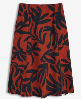 Women's Side-Slit Slip Skirt, Exclusively at Macy's