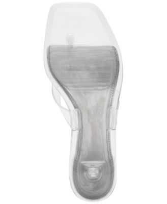 Women's Tracie-J Kitten-Heel Jelly Thong Sandals